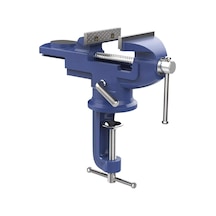Alman 60 Mm Dönerli Örslü Özel Alaşımlı Paslanmaz Dövme Çelik Mini Masa Ve Tezgah Mengenesi Mavi