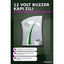 12 Volt Buzzer Sesli Kapı Zili Bx40 Tekli Paket - Düşük Voltajlı Kapı Zili Bx-313579