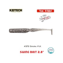 Keitech Swing Bait 7cm 2.8" 373 Smoke Flk. Kokulu Silikon Balık
