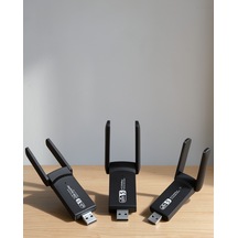 Ağ Adaptörü Realtek 5g Destekli Yüksek Hızlı Çift Bant Usb