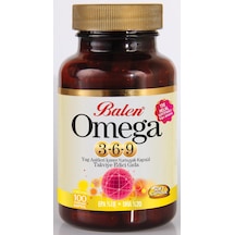 Omega 3-6-9 Yağ Asitleri İçeren Kapsul 1585 Mg