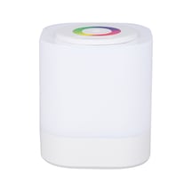 Geeroyoo Renkli Yatak Başı Lambası: 4 Parlaklık Seviyesi, 2 Dinamik Rgb Modu, 1500mah Şarjlı Pil, Dokunmatik Kontrol, Beyaz Beyaz