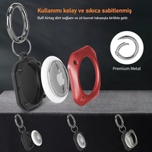 Tagsafe Proshield Taşınabilir Anahtarlık Airtag Uyumlu Kılıf Black