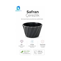 Safran Çerezlik 200 Ml Bpa Free Siyah Dekoratif Sunum Kasesi