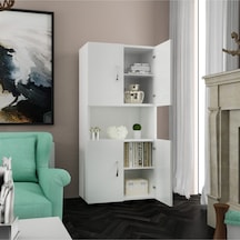 Ard-212 Mikrodalga Dolabı 4 Kapaklı Tek Gözlü Ofis Dolabı Çok Amaçlı Dolap Beyaz Ard-212 Mikrodalga Dolabı 4 Kapaklı Tek Gözlü Ofis Dolabı Çok Amaçlı Dolap Beyaz