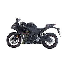 2018 Yamaha YZF R25 Siyah Sağ Yan Grenaj Sticker Etiket Modeli