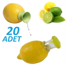20 Adet Pratik Limon Sıkacağı - Limon Portakal Narenciye Sıkma