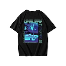 Brz Collection Unisex Oversize Vision T-shirt-siyah Siyah