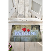 Wooden Heart Iç Ve Dış Kapıönü Paspasları Pvc Taban