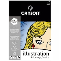 Canson Illustration Manga Blok 250Gr-A4