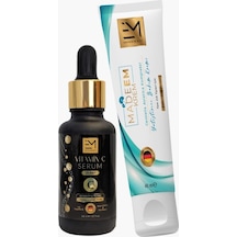 2'li Cilt Bakım Seti - Kadın Madeem Krem/vitamin C Serum Profesyonel Günlük Kullanım