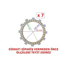 Cfmoto Nk250 Debriyaj Balatası 7 Li 2022 Öncesi
