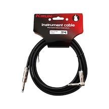Kirlin Ipcv-242b-3m-bk Enstrüman Gitar Kablosu 3 Metre. L Açılı Kablo Str-ang