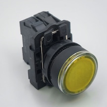 Cat Aw3561-24v ,kontak-1a Sarı-24v Yaylı M22 Buton
