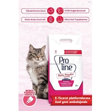 Proline Bebek Pudrası Kokulu Bentonit Kedi Kumu 20 Lt