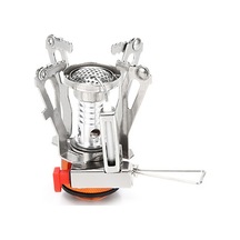 Mini Kamp Ocağı Taşınabilir Sırt Çantası Gaz Ocağı Cep Ocakları Piezo Ateşleme Sistemi İle Dış Mekan Kampı Piknik Yürüyüş Pişirme İçin Çok Renkli