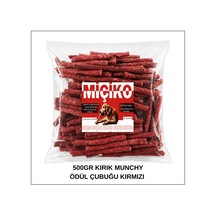 Köpekler İçin Kırık Munchy Ödül Çubuğu 500gr Kırmızı