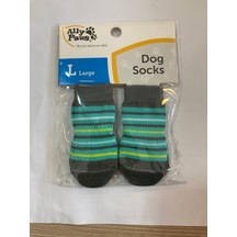 Ally Paws Çizgili Köpek Çorabı