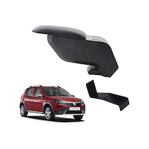 Dacia Sandero Stepway 2010 Delmesiz Çelik Ayaklı Siyah Kolçak Kol Dayama