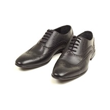 Roggero Kbl1002/siyah Hakiki Dana Derisi Günlük Klasik Bağcıklı Ayakkabı