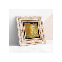 Lexroo Gustav Klimt Adele Bloch-bauer'in Portresi Taş Duvar Tablosu - Çerçeveli Taş Tablo