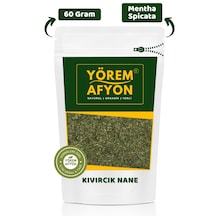 Yörem Afyon Kadınların Sağlık, Denge Ve Güzellik Üçgeninin Sırrı Hakiki Kıvırcık Nane Mentha Spicata 60gr.