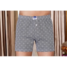 1053 Desenli Boxer 4'lü Çok Renkli