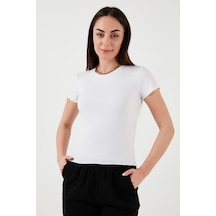 Fashion Friends Bayan T Shirt 25y0444k1 Beyaz Beyaz