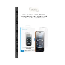 Cihaz Aksesuar Teknik Malzeme Telefon Camı No Black BorderApple iPhone Uyumlu 17 Pro / 18 Pro Ekran Koruyucu