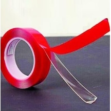 Silikon Şeffaf Çift Taraflı Bant 25mm X 5mt