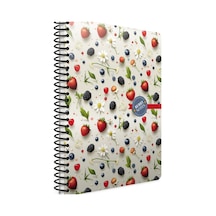 Gıpta Berry Notes Spiralli Sert Kapak Defter 17x24 Çok Renkli