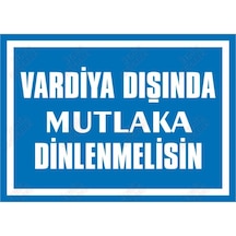 Vardiya Dışında Mutlaka Dinlenmelisin