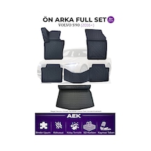 Volvo S90 2016+ 5d Karbon Paspas Takımı +3d Pvc Bagaj Havuzu Set