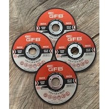 Gfb 115mm İnox Metal Kesici Taş İnce Metal Çelik Kesici Taş 4adet