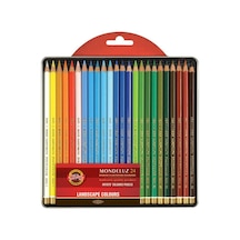 Koh-ı Noor Set Aquarel Pencils Landscape 3724 24 Çok Renkli