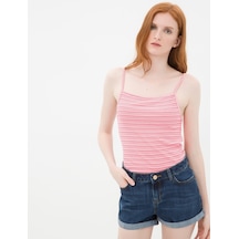 Koton Çizgili Bluz Pembe Çizgili 6yak33725qk