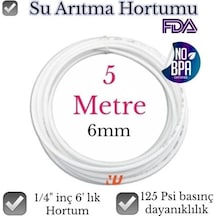 Nefa Su Arıtma Hortumu 1/4 İnç 6 Mm 5 Metre