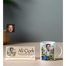 Veteriner Temalı Masaüstü Taş İsimlik Ve Kupa Bardak