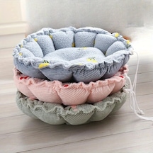 Elmpaly Yeşil Küçük Boy Balkabağı Şekilli Ajustabl Yumuşak Sıcak Kedi Köpek Yatağı