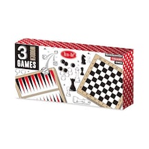 3in1 Game Set Tavla&Dama&Satranç Oyun Seti