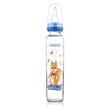 Bebedor Desenli Cam Biberon Silikon Emzikli 250 Ml 31302-1