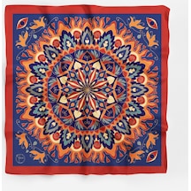 Indıan Mandala Desen Bandana/fular Çok Renkli