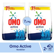 Omo Active Fresh Renkliler için Toz Çamaşır Deterjanı 2 x 7500 G