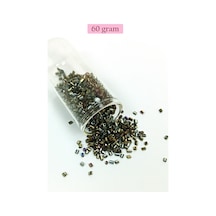 Kesme Cam Boncuk 2mm - 60 Gram - Asker Yeşili - Bnc388