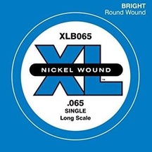 D'addario Xlb065 Xl Nickel Wound Bas Gitar Tek Teli 0.065 İnç D/re Teli Standardı, Pürüzsüz Yüzey Dokusu, Çok Yönlü Kullanım Ve Kararlı Akort Performansı