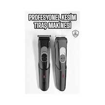 Saç - 326 - Sakal Lazer Epilasyon Öncesi Tüy Kısaltma Makinesi Unısex - Zero-hls - 4 Taraklı Şarjlı