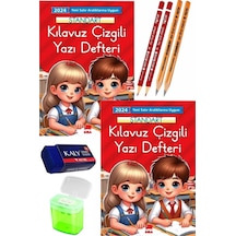 Güzel Yazı Defteri Orta Boy Fatih Kırmızı Ve Siyah Jumbo Kurşun Kalem Sınav Silgisi Kalemtraş Yeni Müfredat Standart