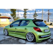 Peugeot 207 Yan Marşpiyel Seti Sağ-sol - Boyasız - Fiberglass