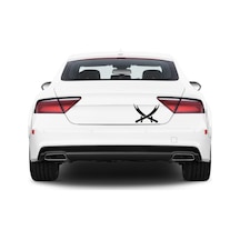 Zülfikar Kılıcı Araba Sticker Yapıştırma