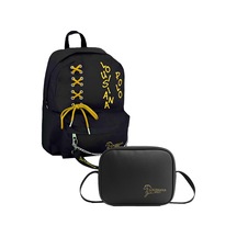 Louisiana Polo Okul Seti Sırt Çantası + Termal Beslenme Sarı 1147 Siyah